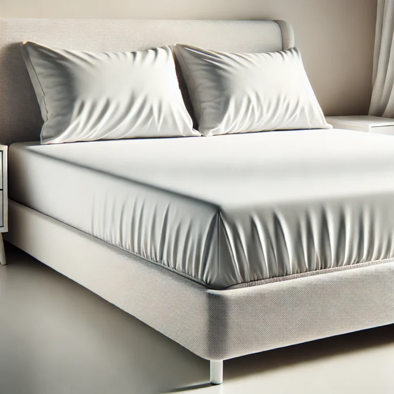 DALL·E 2025-03-26 23.01.16 - A high-quality realistic image of a mattress protector (cover) on a neatly arranged bed